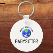 世界一のベビーシッター キーホルダー (正面)