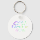 世界一のベビーシッター キーホルダー (正面)