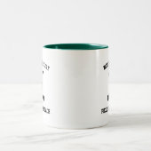 世界一のホッケー指導者 コーヒーマグ ツートーンマグカップ (中央)