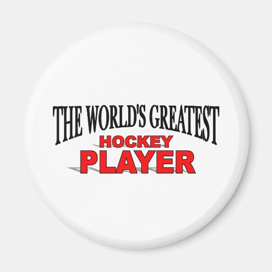 世界一のホッケー選手 マグネット (正面)