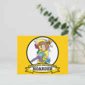 世界一のホームラン女性マンガ ポストカード (スタンド正面)