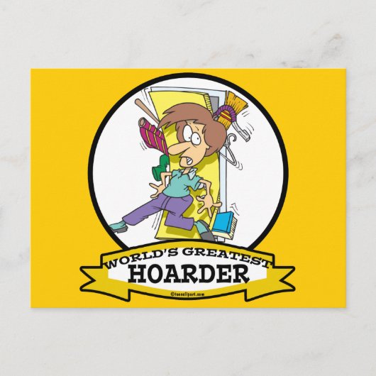 世界一のホームラン女性マンガ ポストカード (正面)