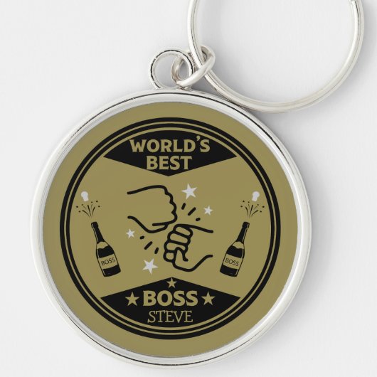 世界一のボス キーホルダー (正面)