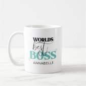世界一のボス コーヒーマグ コーヒーマグカップ (左)