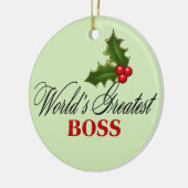 世界一のボス セラミックオーナメント (左)