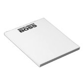 世界一のボス ノートパッド (アングル)