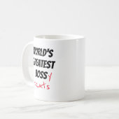 世界一のボッシーなパンツ» コーヒーマグカップ (正面左)