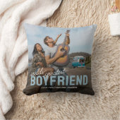 世界一のボーイフレンド写真 クッション (ブランケット)