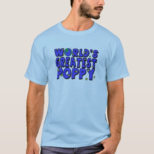 世界一のポピー Tシャツ (正面)
