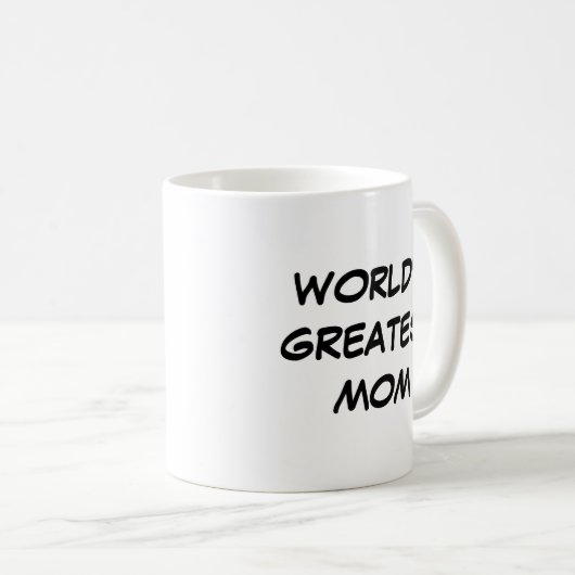 "世界一のママ"マグカップ コーヒーマグカップ (正面右)