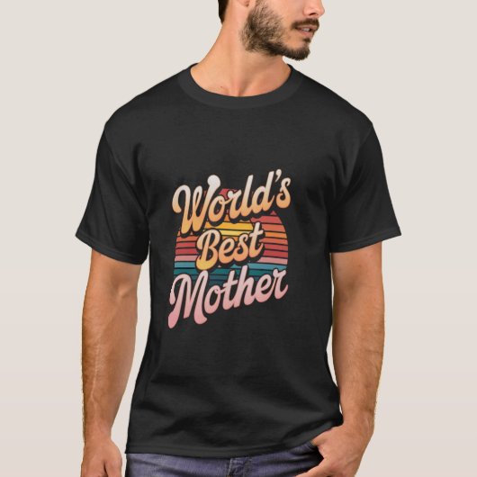 世界一のママ Tシャツ (正面)