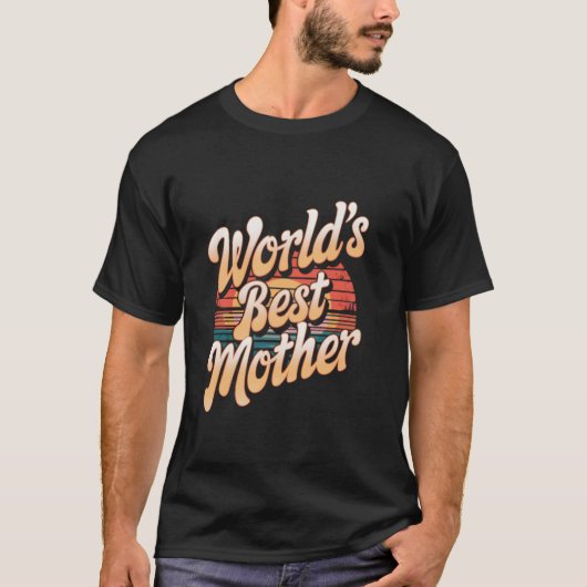 世界一のママ Tシャツ (正面)
