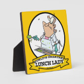 世界一のランチレディーアニメ フォトプラーク (正面)