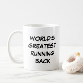 "世界一のランニング背中"マグカップ コーヒーマグカップ