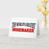 世界一のワイン製造者 カード (黄色い花)