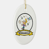 世界一のワーカホリック女性漫画 セラミックオーナメント (右)