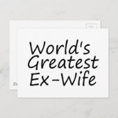 世界一の元妻 ポストカード (正面/裏面)