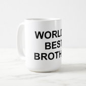 世界一の兄 コーヒーマグカップ (正面左)