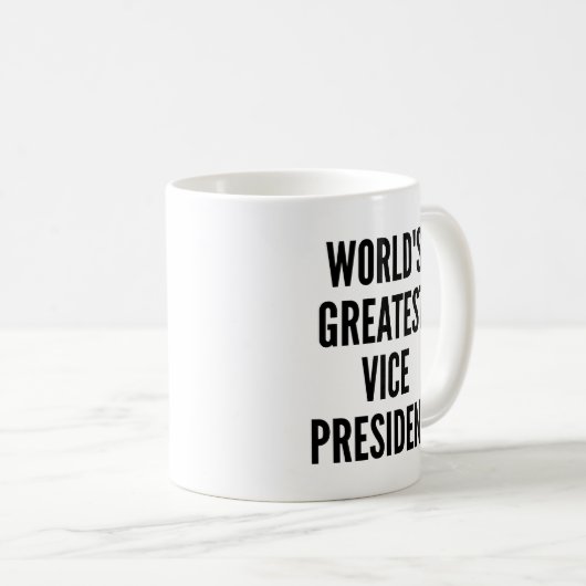 世界一の副大統領 コーヒーマグカップ (正面右)