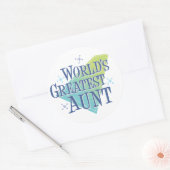 世界一の叔母 ラウンドシール (封筒)