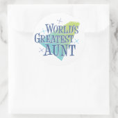 世界一の叔母 ラウンドシール (バッグ)