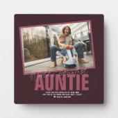 世界一の叔母 |写真モダンプラーク フォトプラーク (正面)