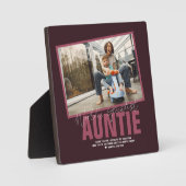 世界一の叔母 |写真モダンプラーク フォトプラーク (正面)