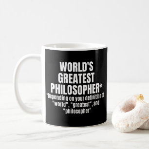 世界一の哲学おもしろい論 コーヒーマグカップ