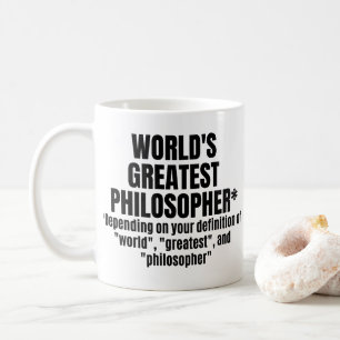 世界一の哲学おもしろい論 コーヒーマグカップ