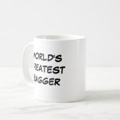 「世界一の大だぶき」マグカップ コーヒーマグカップ (正面左)