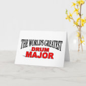 世界一の太専攻の鼓 カード (黄色い花)