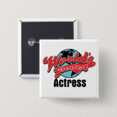 世界一の女優 缶バッジ (正面&裏面)