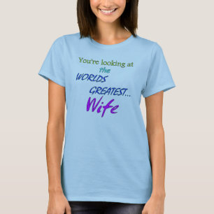 世界一の妻 Tシャツ