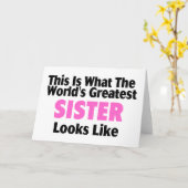 世界一の姉さんはこう見える カード (黄色い花)