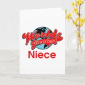 世界一の姪 カード (黄色い花)