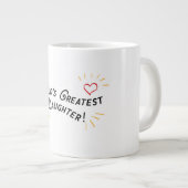 世界一の娘だ! ジャンボコーヒーマグカップ (正面右)