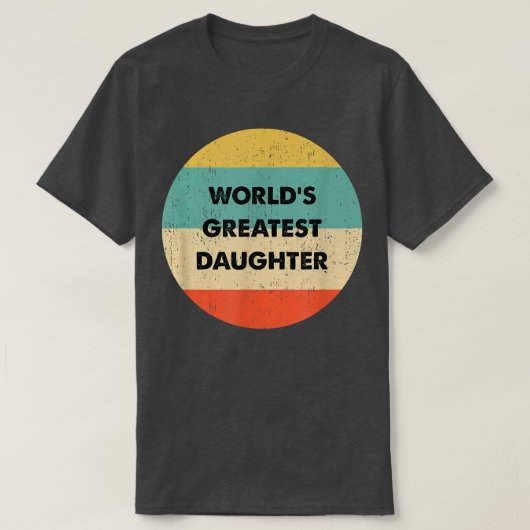 世界一の娘24 Tシャツ (デザイン正面)