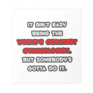 世界一の婦人科医のジョーク ノートパッド
