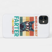 世界一の屁こき おっと、父さんだね Tシャツ 最高の猫 Case-Mate iPhoneケース (裏面(横))