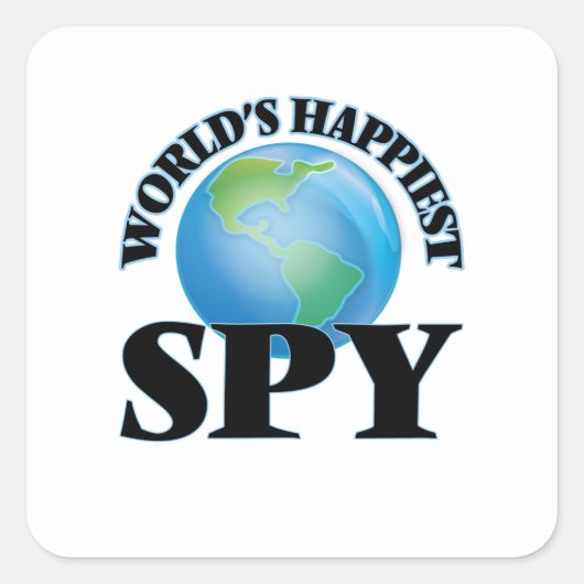 世界一の幸せなスパイ スクエアシール (正面)
