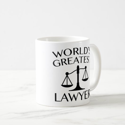 世界一の弁護士 コーヒーマグカップ (正面右)
