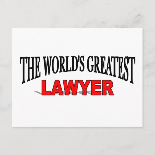 世界一の弁護士 ポストカード (正面)