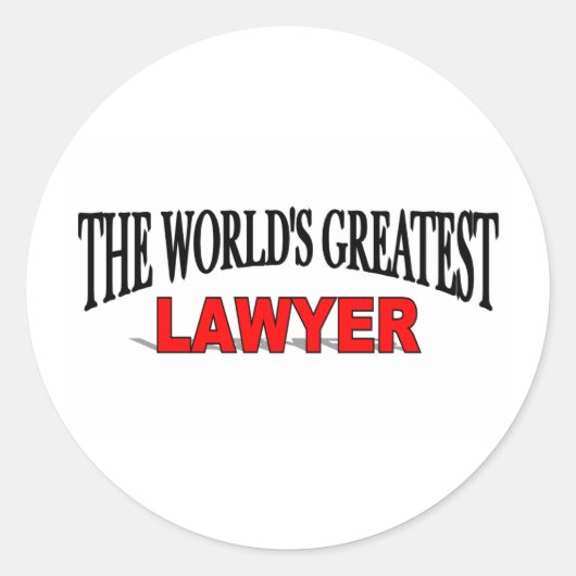世界一の弁護士 ラウンドシール (正面)