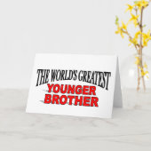 世界一の弟 カード (黄色い花)