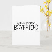 世界一の彼氏 カード (黄色い花)