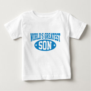 世界一の息子 ベビーTシャツ