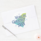 世界一の息子 ラウンドシール (封筒)