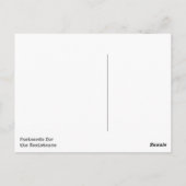 世界一の抗議はがき ポストカード (裏面)