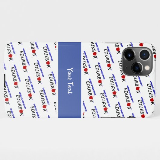 世界一の教育者 iPhoneケース (裏面横)