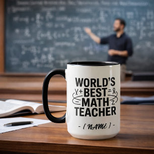 世界一の数学教師カスタムマグカップ マグカップ